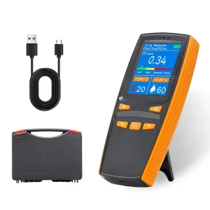 Ozone Detector 0.01ppm Accuracy Detection Range 0 50ppm Ozone Concentration Monitor with Data Recording Function