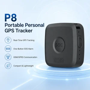 P8 Mini Portable Personal GPS Tracker GSM GPRS SOS Emergency Alarm Locator for Elderly And Kids Pet Safety