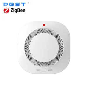 PGST Factory Price Zigbee Smoke Alarm DC 9V Audible And Visual Alarm Smoke Detector