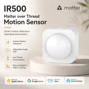 PIR Motion Sensor Matter Over Thread Passive Infrared Sensor 8m Detection Range App Control