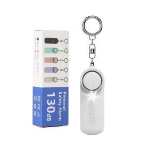 Panic Alarm Safety Alarm Personal Security Alarm 130dB Loud LED Emergency Device Customized Brand Logo