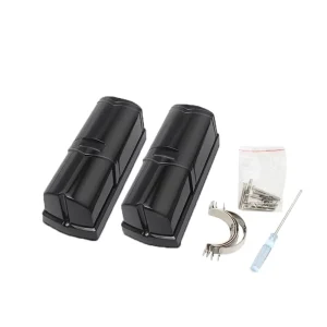 Perimeter Security Intrusion Detection Alarm System Dual Beam Photoelectric Infrared Sensor 100m Range IP65