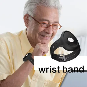 Personal Safety Alarm Panic Button Anti Lost GPS Tracker Bracelet for Seniors with One Key SOS Emergency Call Function