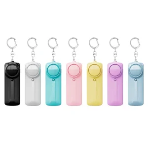 Personal Security Alarm Self Defense 130dB Loud AAA Battery Keychain Portable Safety Anti satyr Women Child Elder Girl Emergency