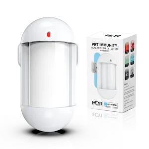Pet-Immune Wi-Fi PIR Motion Sensor with Remote Control for Home Security Alarm