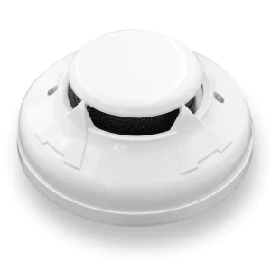 Photoelectric Smoke Detector Fire Alarm System Wired DC 9 28V Conventional Tamper Switch CE Certified 3 Wire Red LED Alarm