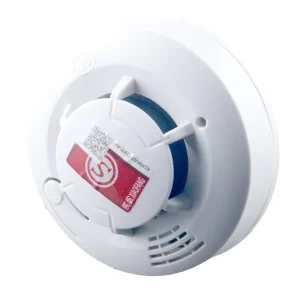Photoelectric Smoke Detector with 85 dB Fire Alarm, 3 m Range, ABS Housing, CCC Certified