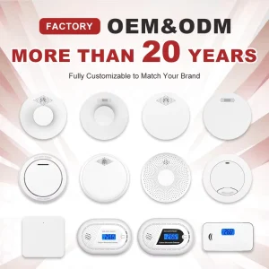 Photoelectric Smoke Detector with Relay Output for Home Security