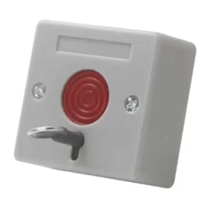 Plastic Emergency Push Button Switch with Key Reset for Access Control & Fire Alarm System