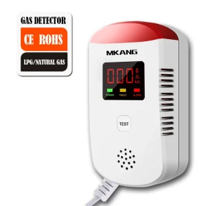 Plug in Kitchen Cooking Gas Leak Detector Ac lpg Natural Gas Leakage Detector Alarm Combustible Gas Detector Home Alarm System