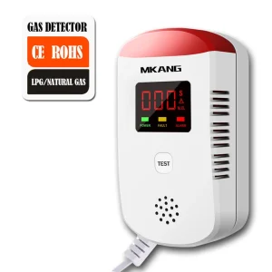 Plug in Kitchen Cooking Gas Leak Detector Smart LPG Natural Gas Leak Detector Alarm Combustible Gas Detector Home Alarm System