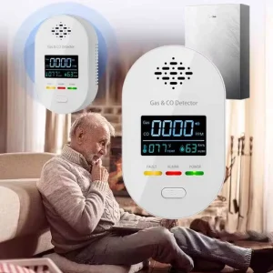 Plug-in Multi-Gas CO Detector with Digital Display