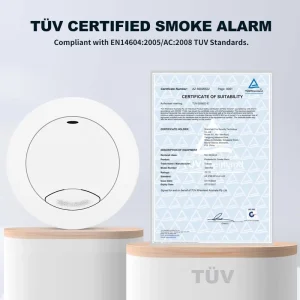 Popular Home Security Smoke Detector with Photoelectric Relay Output for Home Use Photoelectric Smoke Detector