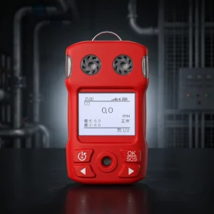 Portable 2 in 1 Gas Detector Personal Automatic Wearable IP68 ATEX Certified O2 H2S CO Monitor Rechargeable Alarm
