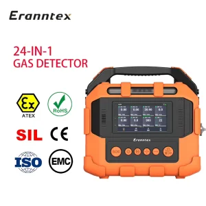 Portable 24-in-1 Multi-Gas Analyzer CO2 H2 CH4 N2 CO Air Quality Monitor for Industrial Safety and Confined Spaces