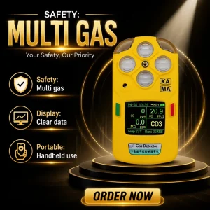 Portable 3 in 1 Gas Analyzer O2 CO ON2 Gas Detection Explosion Proof Digital Display Industrial Grade Safety Monitor