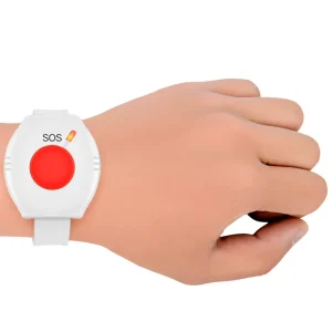 Portable 328ft Wireless Smart Alarm Button SOS Emergency Beacon with Rolling or Fixed Code