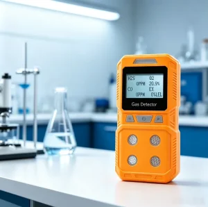 Portable 4-Gas Monitor for O2, CO and H2S in Explosive Environments