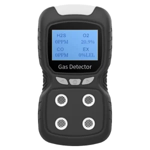 Portable 4 In 1 Industrial Gas Analyzer Lcd Display Co H2s O2 Ex Clamp Explosion Proof Vocal Detection For Toxic Harmful Gases