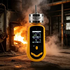 Portable 4 in 1 Formaldehyde (CH2O) 0 20PPM Gas Detector for Spray Booth Boiler Room Pharma Plant Pharmaceutical Plant