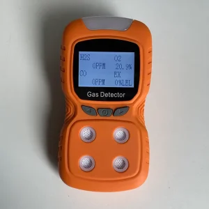Portable 4 in 1 Gas Detector for H2S Oxygen (O2) and Carbon Monoxide (CO) in Steel Metallurgy and Fire Rescue
