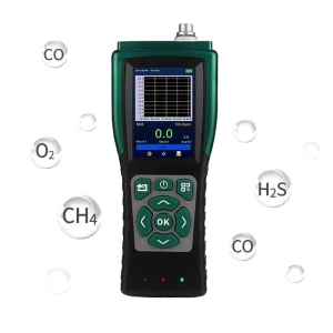 Portable 4 in 1 H2S Gas Detector for Petroleum Extraction Coal Mine Basement Warehouse Storage Room