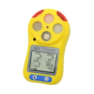 Portable 4-in-1 Industrial Gas Detector H2S CO O2 CH4 Multi-Gas Analyzer for Confined Space Use