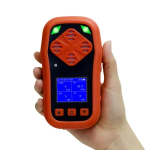 Portable 4 in 1 Multi Gas Detector O2 CO H2S Ex Methane Gas Detection Alarms Handheld Gas Detector