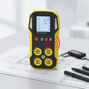 Portable 4-in-1 Multi-Gas Detector and Analyzer with Electrochemical, Infrared and Catalytic Combustion Sensors