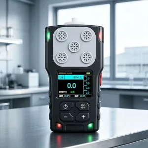 Portable 5 in 1 Chlorine Dioxide (ClO2) Gas Detector for Gas Station Steel Metallurgy Auto Repair Shop Pharma Plant