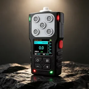 Portable 5-in-1 Nitrogen Dioxide (NO2) Gas Detector for Restaurant Kitchen Hotel Kitchen Gas Pressure Station Basement