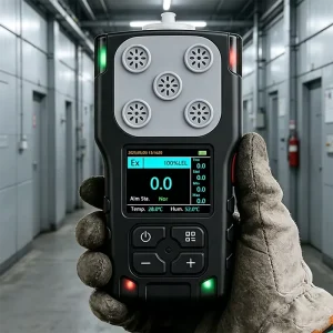 Portable 5-in-1 Nitrogen N2 Gas Detector for Production Workshops, Steel Metallurgy, Spray Booths, and Hazardous Warehouses