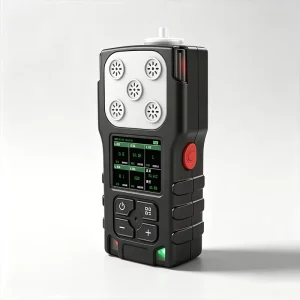 Portable 5 in 1 O2 CO H2S CFC Gas Detector for LPG Station Gas Station Restaurant Kitchen Fueling Station