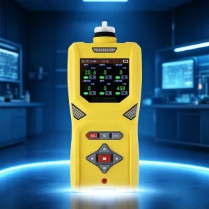 Portable 6-in-1 Fluorine (F2) 0-10ppm Gas Detector for Cargo Hold Restaurant Basement Underground Tunnel Spray Booth