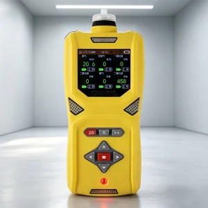Portable 6-in-1 Formaldehyde (HCHO) 0-20ppm Gas Detector for Spray Booth Boiler Room Pharma Plant Manufacturing Plant
