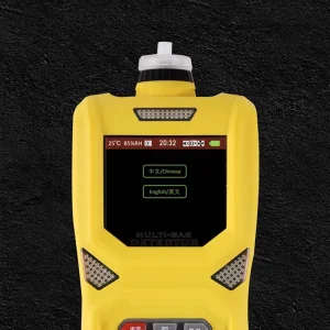 Portable 6-in-1 Gas Detector LEL CO O2 H2S CO2 NO2 for Basement Sewage Plant Underground Tunnel Wastewater Treatment Plant