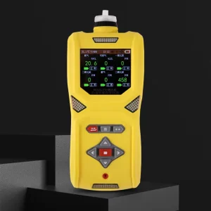 Portable 6-in-1 Gas Detector LEL CO O2 H2S CO2 for Restaurants Workshops Refineries Spray Booths and Manufacturing Plants