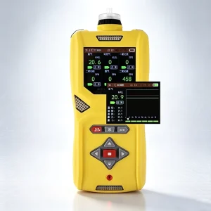 Portable 6-in-1 Oxygen (O2) 0-30%VOL Gas Detector for Cargo Hold Restaurant Refinery Spray Booth Painting Room Factory