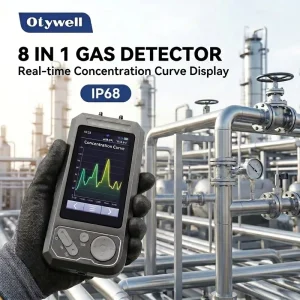 Portable 8-Gas Detector with Pump Aspiration for LEL O2 CO H2S with IP68 Intrinsically Safe Design
