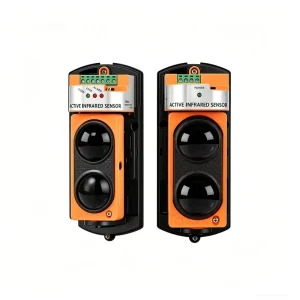 Portable ABS Anti-Interference 2-Beam Infrared Sensor 30-150m Photoelectric Detector for Walls, Gates, and Windows