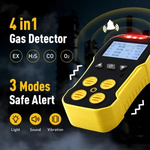 Portable Auto PH3 Gas Detector Multi-Gas Analyzer CO2 H2S Detector