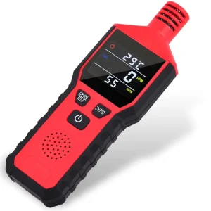 Portable Battery Operated Combustible Gas Detectors & Temperature Humidity 3 in 1 Natural Gas Leak Detector for LNG Methane LPG