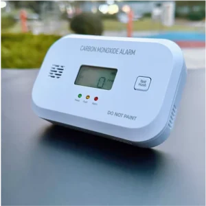 Portable Battery-Powered Carbon Monoxide Detector with Electrochemical Sensor, ABS Plastic, DC 4.5V, EN50281-1 Alarm