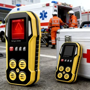 Portable Battery-Powered Combustible Gas Detector for Fire Safety
