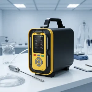 Portable C2H2 Acetylene Gas Detector with Pump, Real-Time and Fixed-Time Analysis