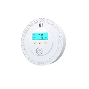 Portable Carbon Monoxide and Smoke Detector Alarm for Hotels