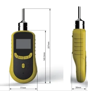 Portable ClO2 Toxic Gas Detector LCD Display for Chemical Gas Leakage