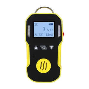 Portable Combustible Gas Leak Detector with Light Sound Vibration Alarm Rechargeable Lithium Battery