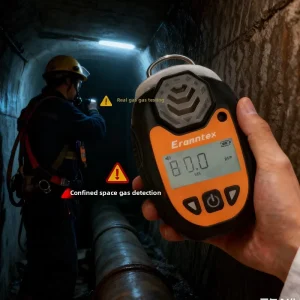 Portable Combustible Gas, Oxygen, Carbon Dioxide, Formaldehyde, and Ammonia Detector