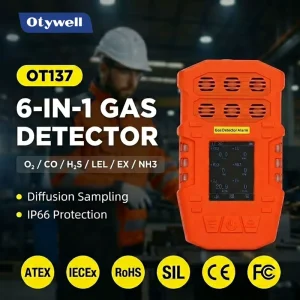 Portable Electronic Methane and Oxygen Carbon Monoxide Multi-Gas Leak Detector